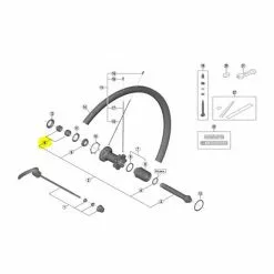 Cono Sinistro Ruota Shimano Ulterga RS700 C30 Posteriore