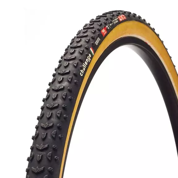 Copertoncino Da Ciclocross Challenge Grifo PRO 700x33C Tube Type Pieghevole Nero Giallo 3 Copertoncino Da Ciclocross Challenge Grifo PRO 700x33C Tube Type Pieghevole Nero Giallo