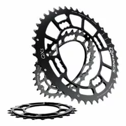 Corona Rotor MTB QRings QX3 BCD64 XTR 23 Denti Interni Nero