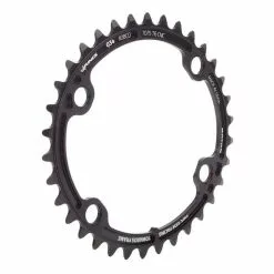 Corona Rotor Aldhu 3D+ QRings BCD110x4 Interno Nero -Vendite Corone Bicicletta RT C01 038 22 C 1