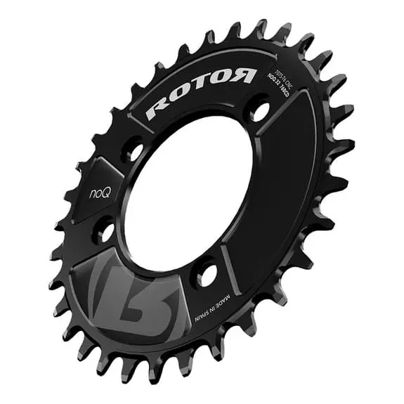 Corona Rotor MTB NoQX1 BCD76 Con 4 Razze Nero 3 Corona Rotor MTB NoQX1 BCD76 Con 4 Razze Nero