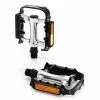 Pedali A Piattaforma XLC Ultralight PD-M04 Nero Argento -Vendite Corone Bicicletta XC 2501812000