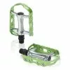 Pedali A Piattaforma XLC Ultralight V PD-M15 Argento Verde -Vendite Corone Bicicletta XC 2501812053