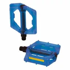 Pedali A Piattaforma XLC PD-M16 Blu Trasparente