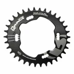 Corona Rotor MTB QX1 BCD 96 XTR X1 Nero