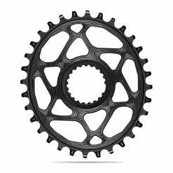Absolute Black Corona AbsoluteBLACK Ovale Per Shimano XTR M9100 Nero 