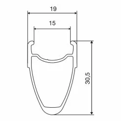 Ruota Anteriore Mavic Ellipse Nero -Vendite Corone Bicicletta f32501 p 1