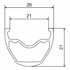 Ruota Anteriore Mavic Crossride FTS-X 27.5" Intl Nero -Vendite Corone Bicicletta f50601 p 2