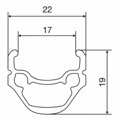 Ruota Anteriore Mavic Crossride UB 26" Nero -Vendite Corone Bicicletta f56901 p