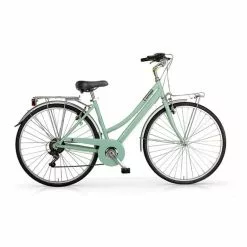 Bicicletta Urbana MBM Central 28" 6V Menta Donna