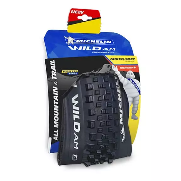 Copertone Michelin Wild AM Performance Line 26x2.25 Tubeless Ready Nero 5 Copertone Michelin Wild AM Performance Line 26x2.25 Tubeless Ready Nero - immagine 3