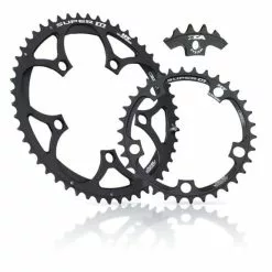 Corona Miche Super11 XCA 11V 36D 110 BCD Per Campagnolo Nero