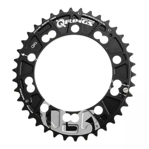 Corona Rotor MTB QX2 BCD 110 Esterna Nero 3 Corona Rotor MTB QX2 BCD 110 Esterna Nero