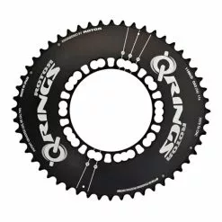Corona Rotor Strada QRings BCD 110x5 Aero Esterna Nero
