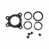Ragnetto Rotor MTB Qrings QX1 Rex 1.1 BCD76 Cannondale Nero