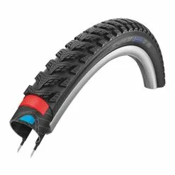 Copertoncino Rigido Schwalbe Marathon GT 365 Dual Guard TwinSkin Riflettente Nero